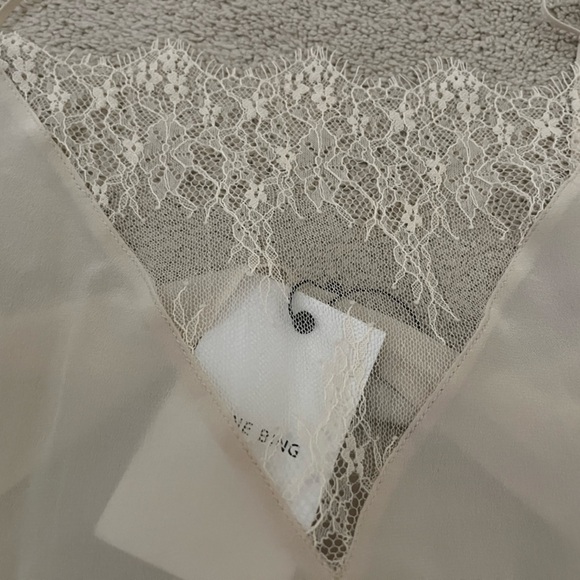 Anine Bing Lace Silk Cami in Nude, XS, NWT - Picture 2 of 11